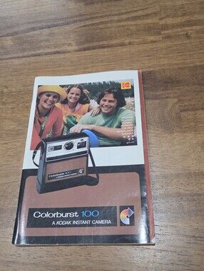 Vtg Kodak Colorburst 100 Instant Camera Instructions